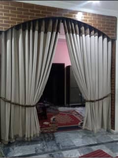 Premium Velvet Curtains & Blinds Set for TV Lounge and Drawing room