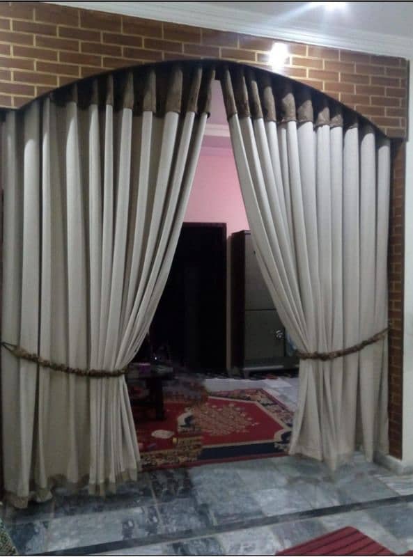 Premium Velvet Curtains & Blinds Set for TV Lounge and Drawing room 0