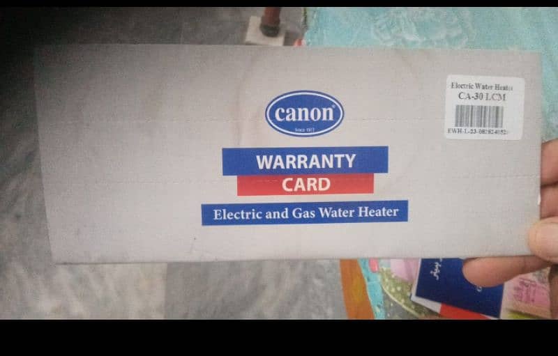 "Reliable Canon Semi Instant Electric Geyser 1