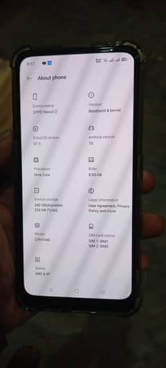 oppo reno 2 z 10/10 condition