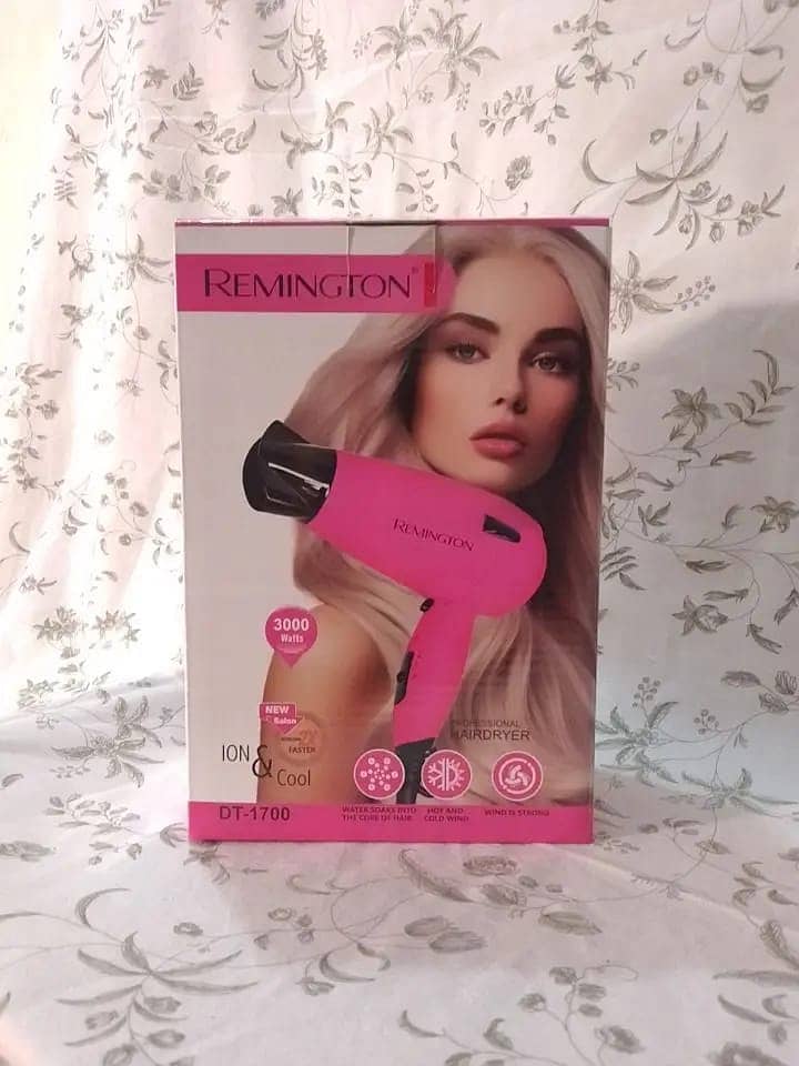 Hair Dryer Remington best DT-1700 Model intensive heating 03262829731 0