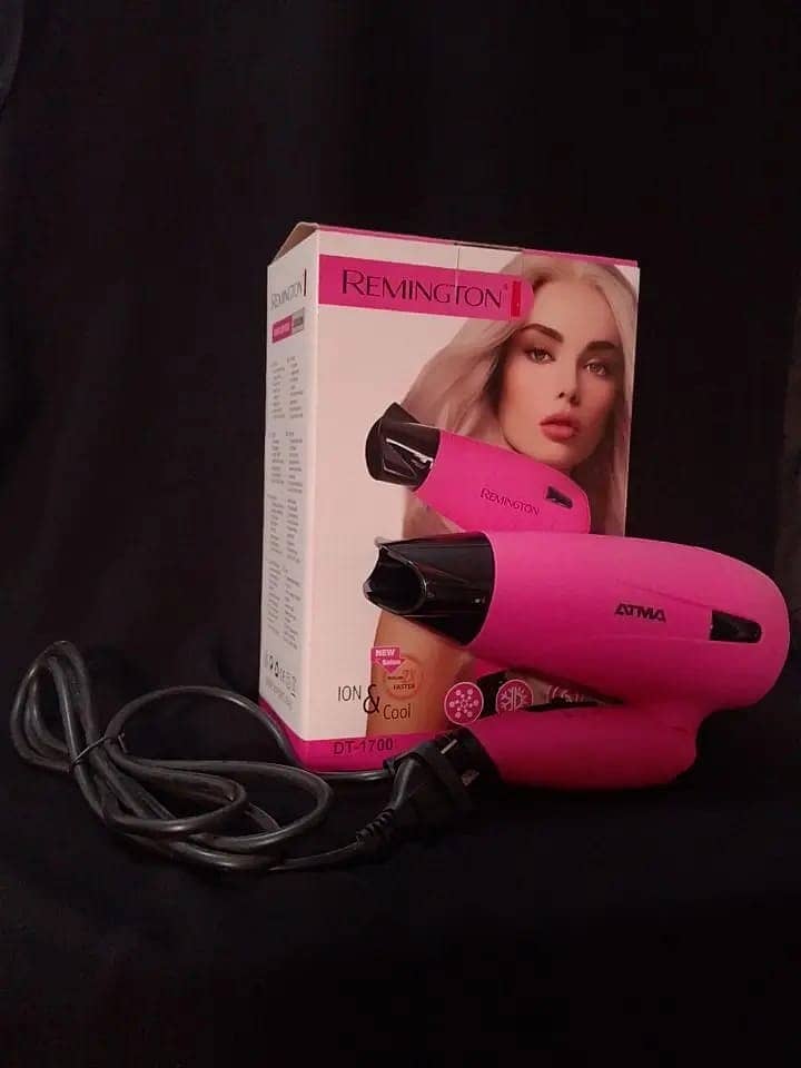 Hair Dryer Remington best DT-1700 Model intensive heating 03262829731 4