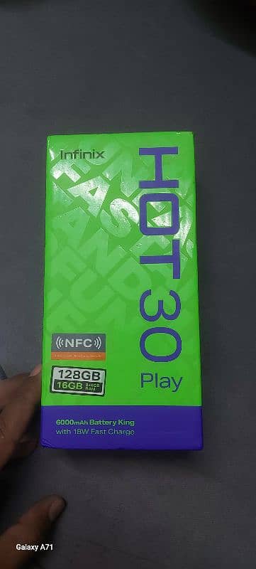 infinix hot 30 play. call or whatapps. . . 03129496300 13