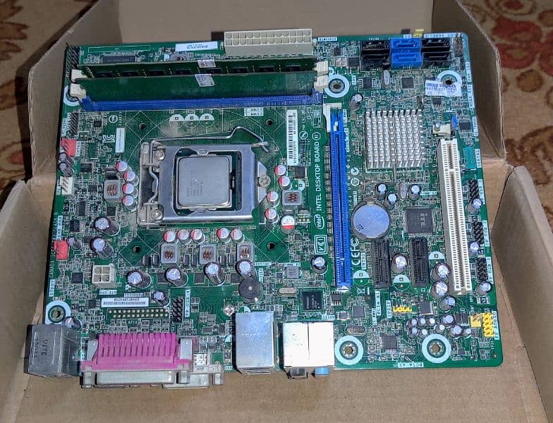 Intel core i5 3rd gen complete board with ram and stock cooler 0