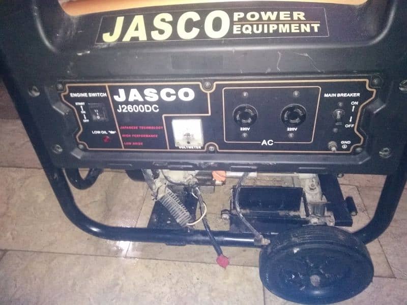 Jasco Gold Seriese 2.5KVA Generator For Sale Exelent Condition 4