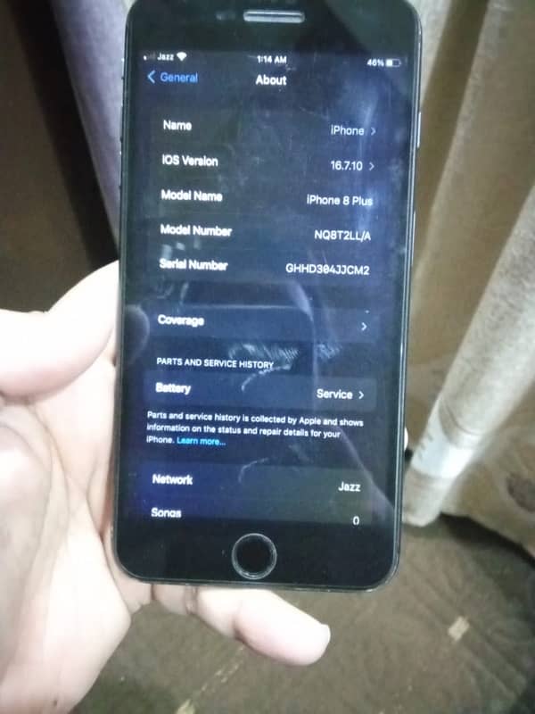 iPhone 8plus pta approved 64gb exchange possible with XS or xr jv 0