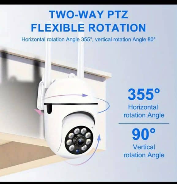 Wifi 3 megapixel night vision ptz, ip   camera 4