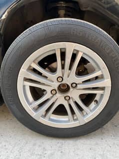 15-Inch Japani Rims with Tyres