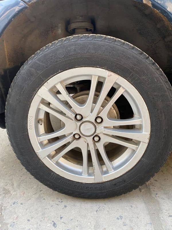 15-Inch Japani Rims with Tyres 2