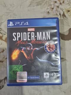 Spiderman Miles Morales PS4 with PS5 upgrade available barely used.