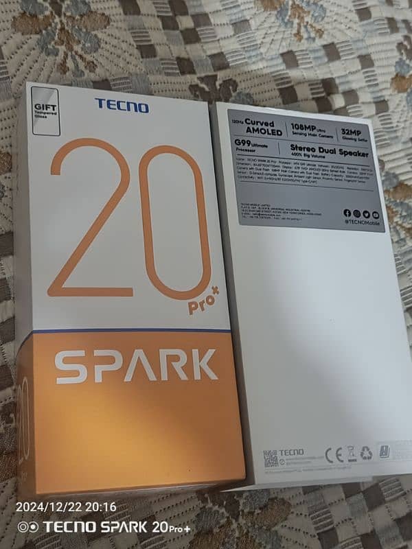 Tecno spark 20 pro plus 16 gb ram 256 gb memory curved almond display. 2