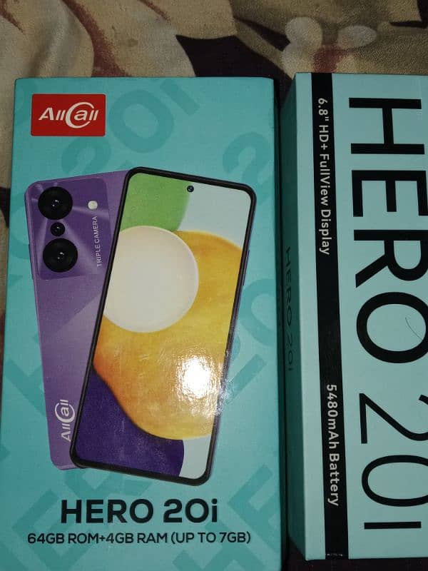 All call hero 20i mobile 9/10 condition memory 6/64 battery 5450mah 0