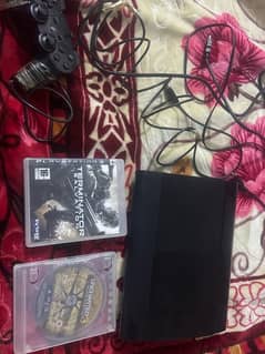 PlayStation 3 slim for sale in good condition with controller