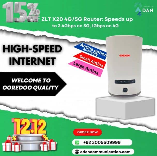 Fast Internet ZLT X20 5G/4G Home Wi-FiRouter 0