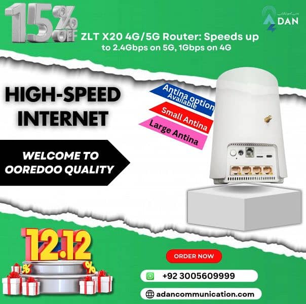 Fast Internet ZLT X20 5G/4G Home Wi-FiRouter 1