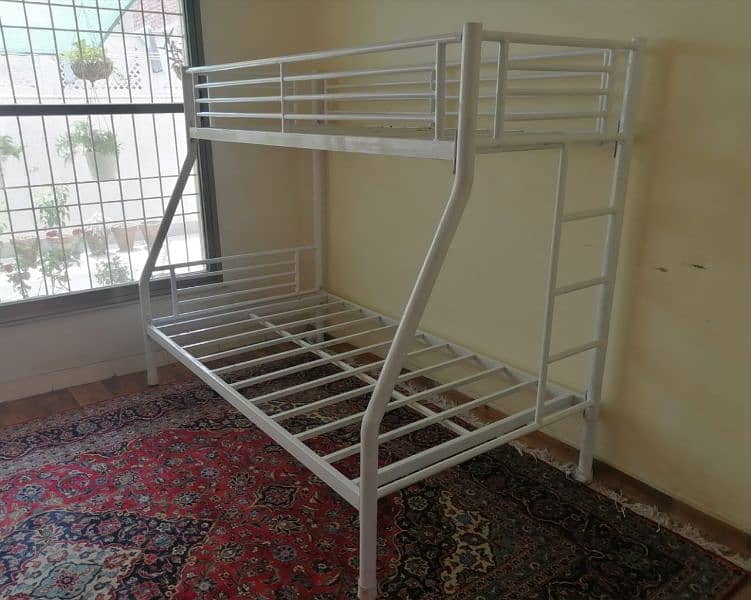 An iron bunkbed,if u really want to buy it then price can be decreased 1