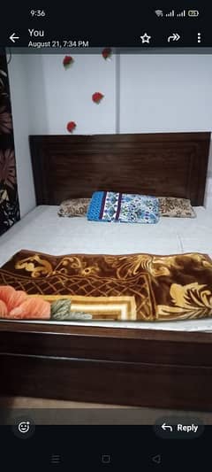 Double Bed without metris