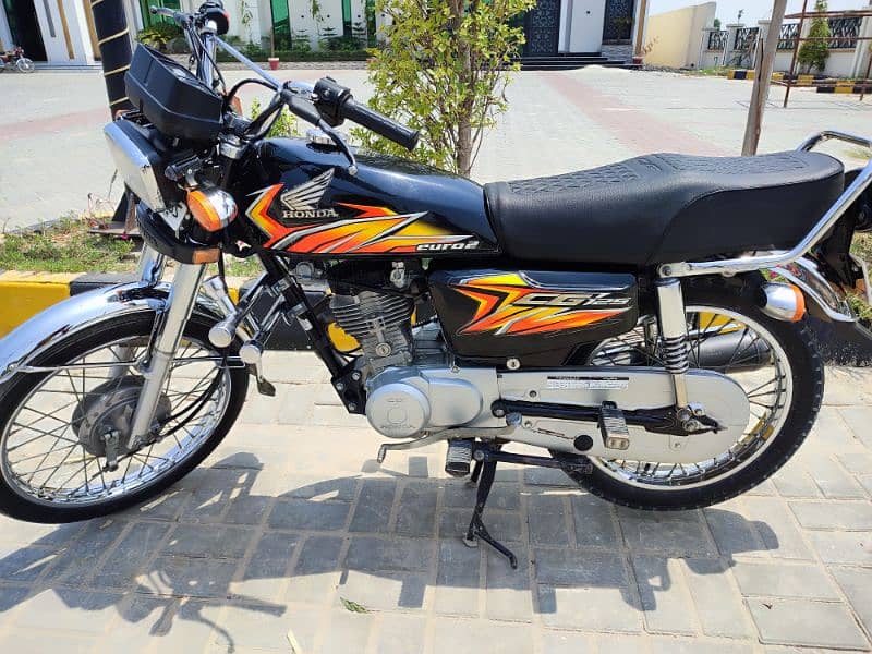 CG 125 2021 Kancha piece A1 sound genuine bike home used 7