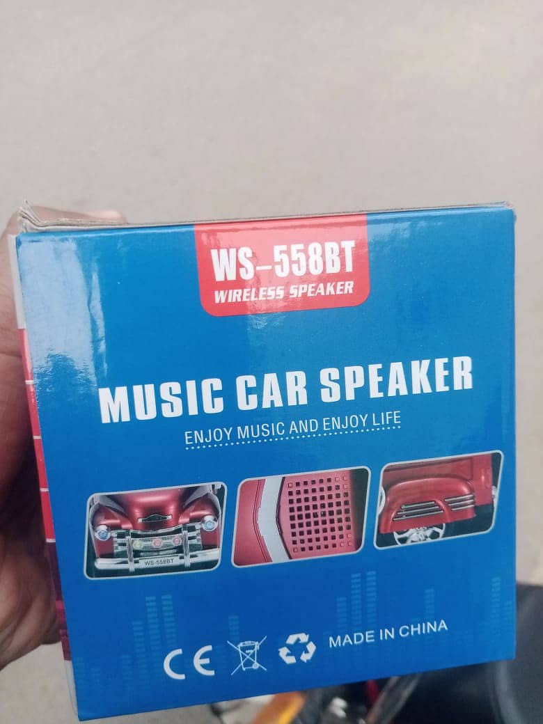 High quality Metallic car shaped Bluetooth speaker True Bass 11