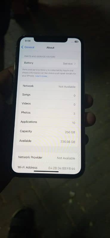 iPhone X 256GB 2