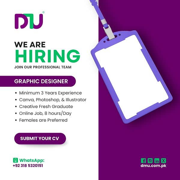 Hiring Graphic Designer 0