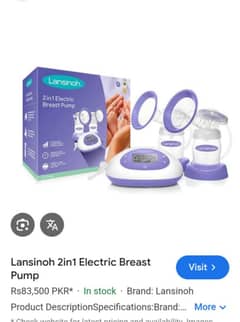 Double Electric Breast pump