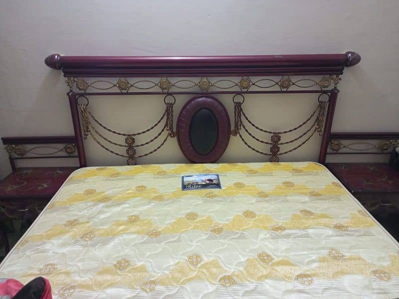 beautiful bed set and dressing 0