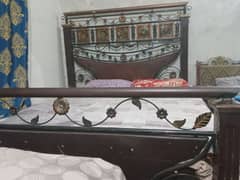 Iron double bed for sale