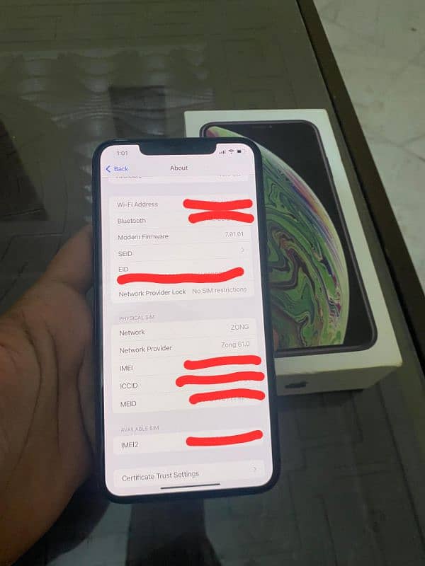 iPhone XS Max 64 GB PTA Approved 7