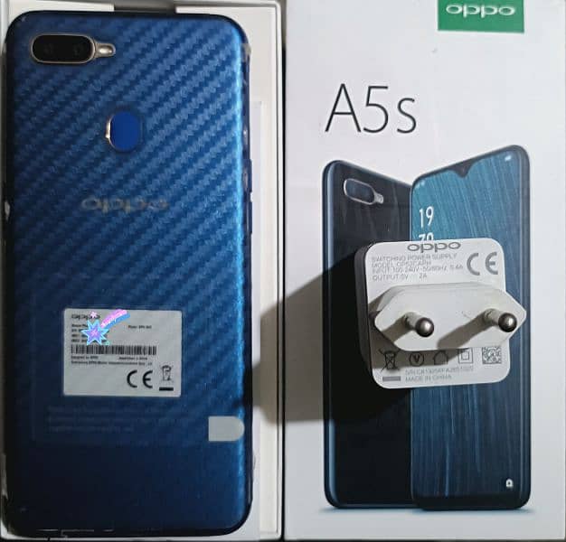 Oppo A5s 3,32gb with box and original adopter 1