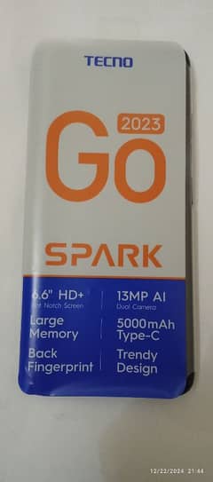 Tecno spark 2023 go 4+3/64