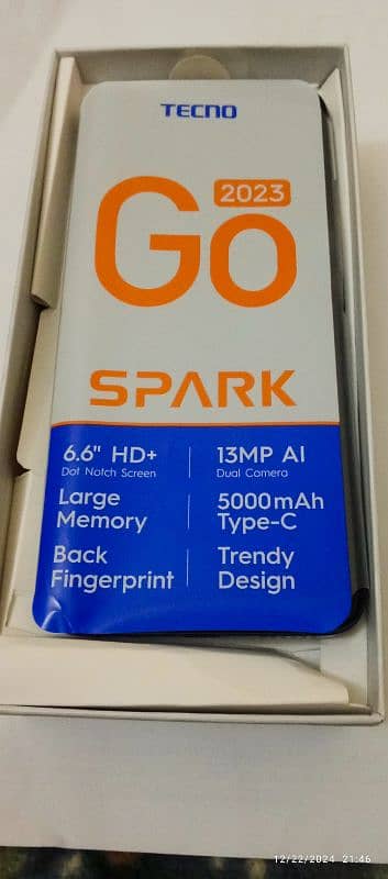 Tecno spark 2023 go 4+3/64 5