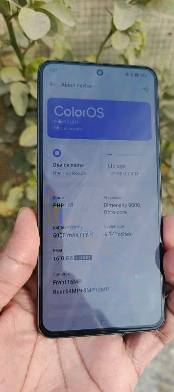 oneplus ace2v  16+12gb  1TB Approved 3