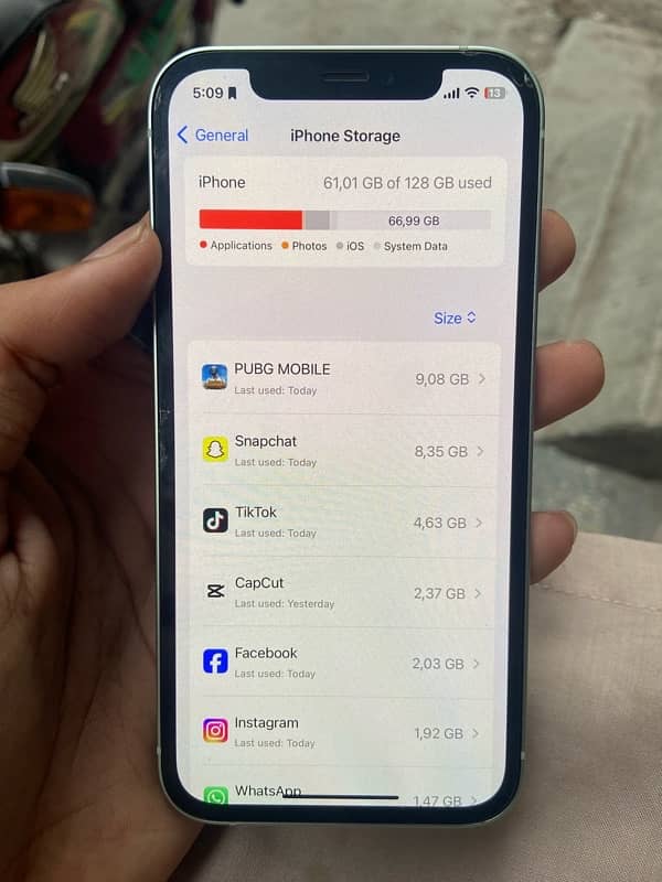 iphone 12 80BH factory unlock 128gb not exchange 2