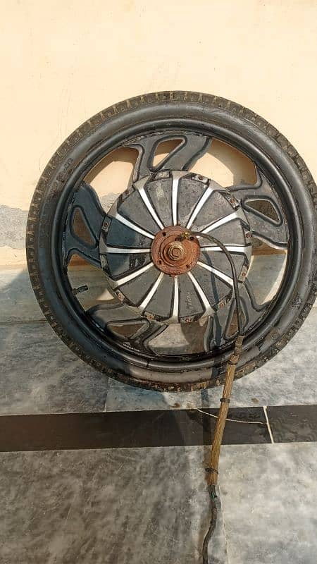 Electric Motorcycle Wheel 0