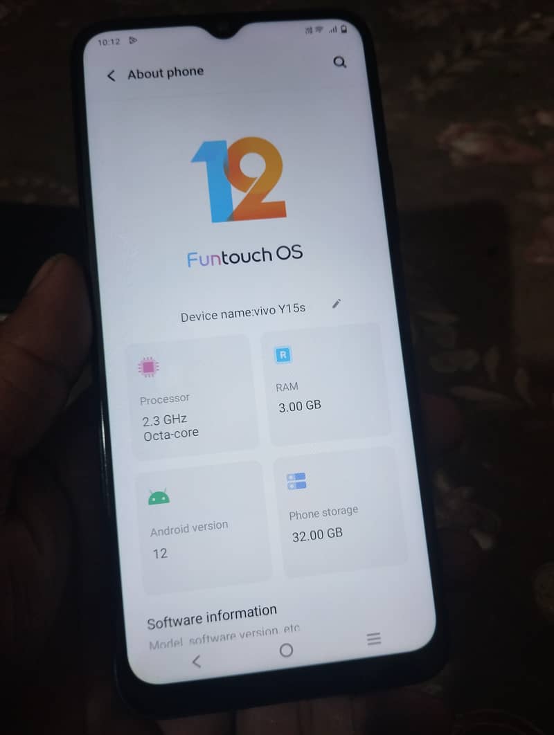 Vivo y15s 3GB 32GB no open 3