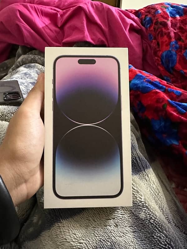 I Phone 14 Pro Max 128 GB Factory Unlock Deep Purple 10