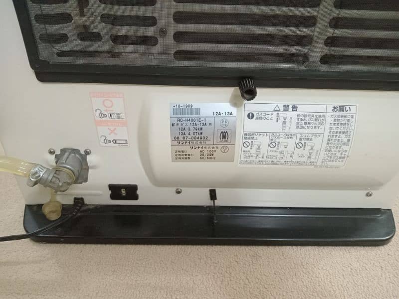 JAPANESE HEATER 4.07 KWATT IN EXCELLENT CONDITION 5