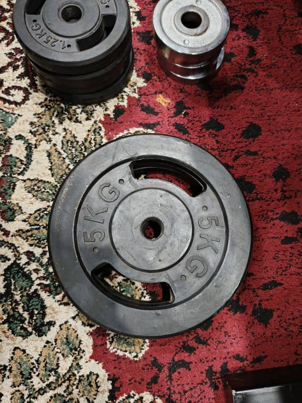 Bench, Dumbells & Barbell 5