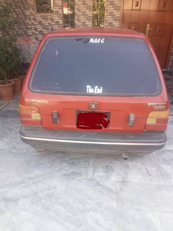 I am selling my Mehran 1996 model Lahore registered 2