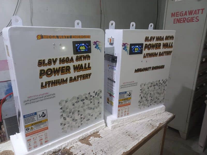 lithium battery 48v 160ah 8kw with Smart BMS Bluetooth 5