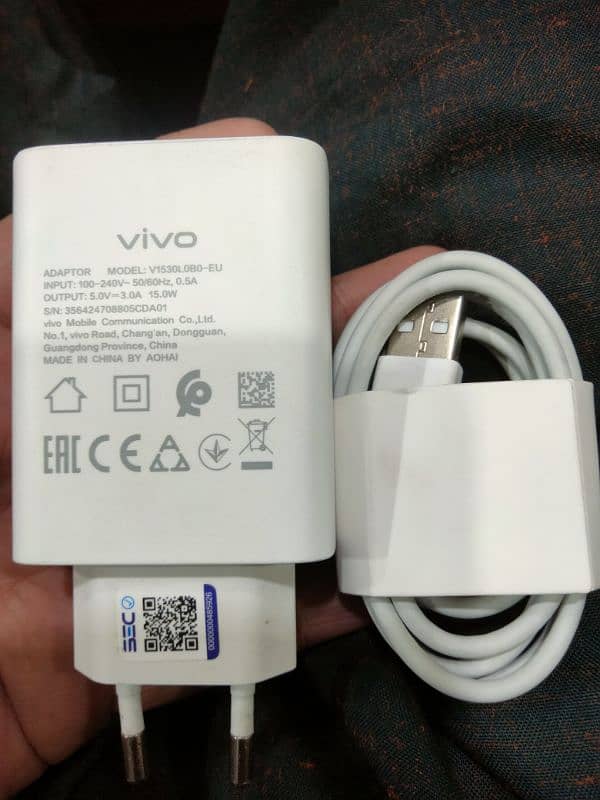 Vivo Original charger with original Type C Cable 1