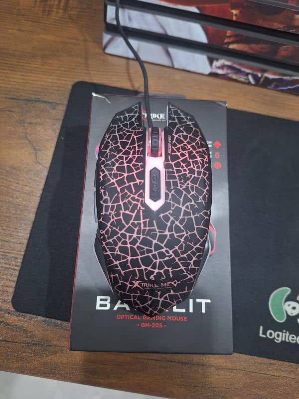 Xtrike ME Backlit Optical Gaming Wired Mouse and free Mouse Pad 5