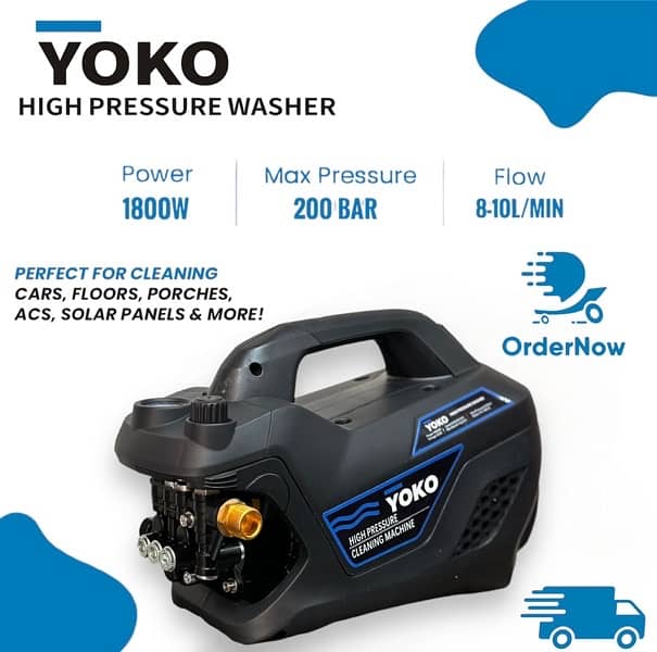 YOKO High Pressure Car Washer YK 1900E 0