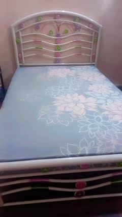 Iron Bed with Mattress