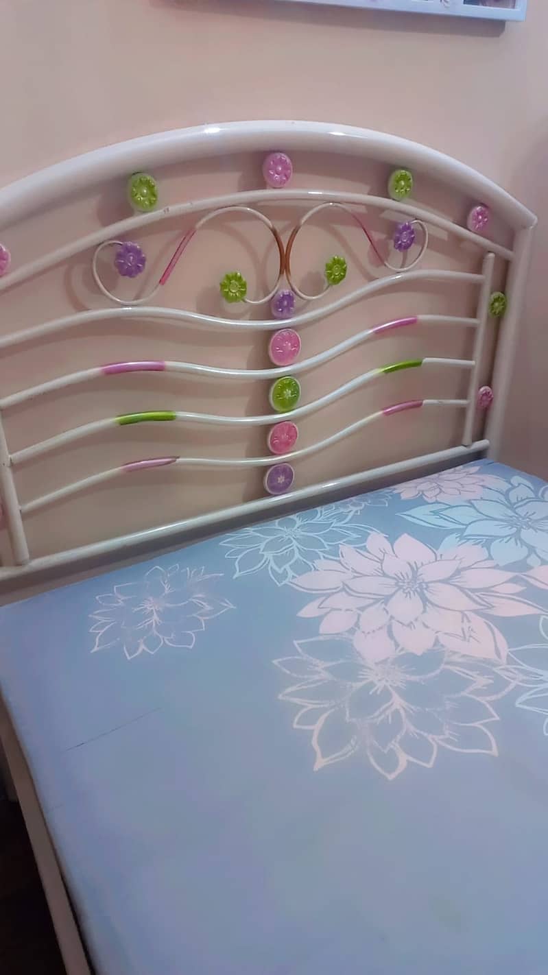 Iron Bed with Mattress 1