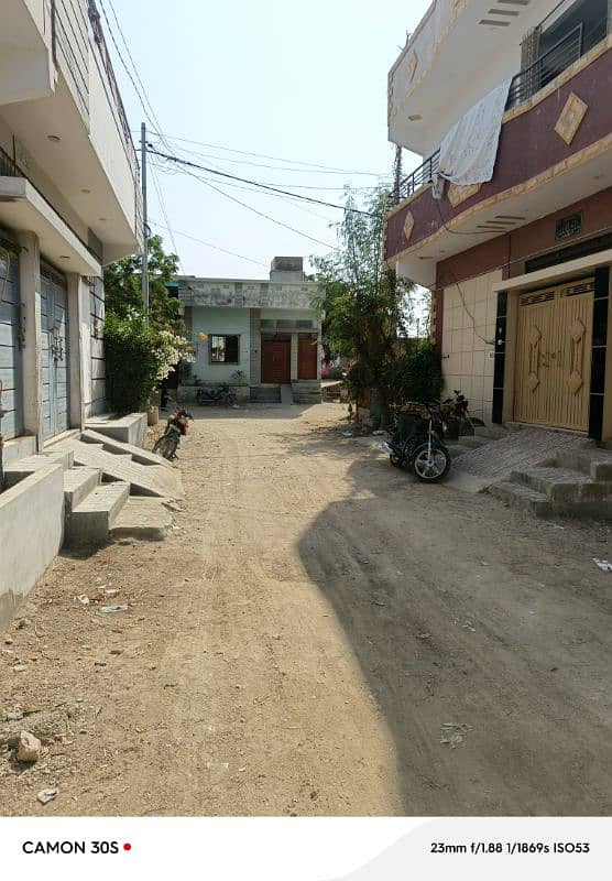 120 SQ YARD CORNER  GROUND PLUS 1 FOR SALE IN SALFIYA SOCIETY 3