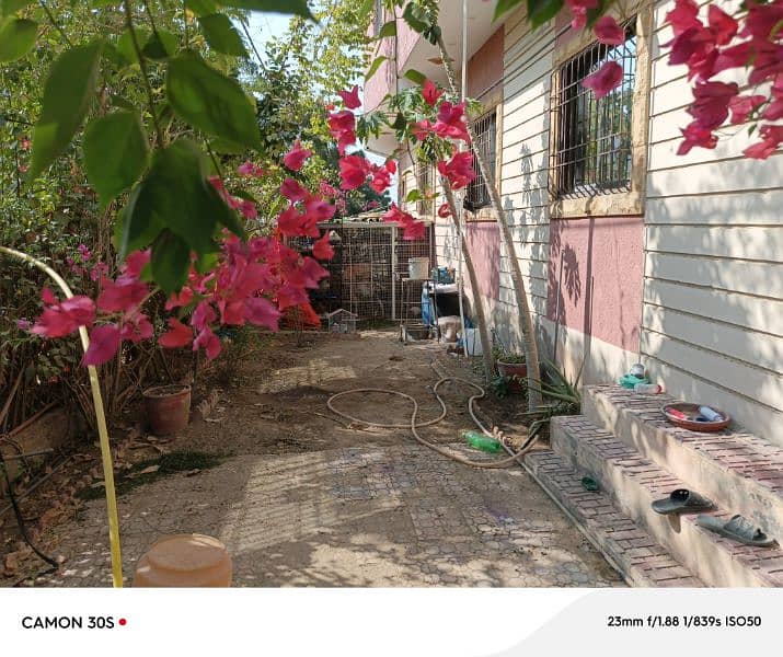 120 SQ YARD CORNER  GROUND PLUS 1 FOR SALE IN SALFIYA SOCIETY 7