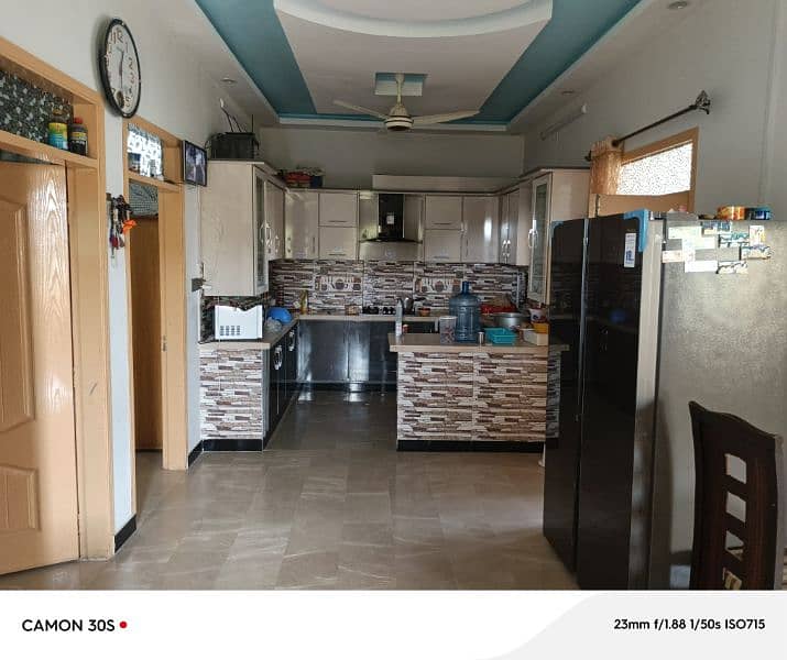 120 SQ YARD CORNER  GROUND PLUS 1 FOR SALE IN SALFIYA SOCIETY 18