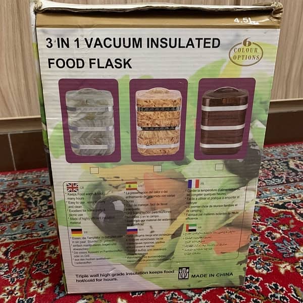 3 in 1 Vacuum food flask new 2